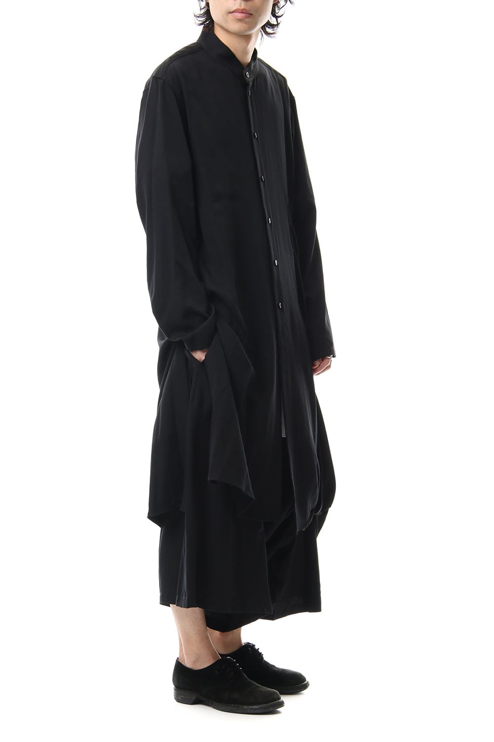 Front left twist Long shirt