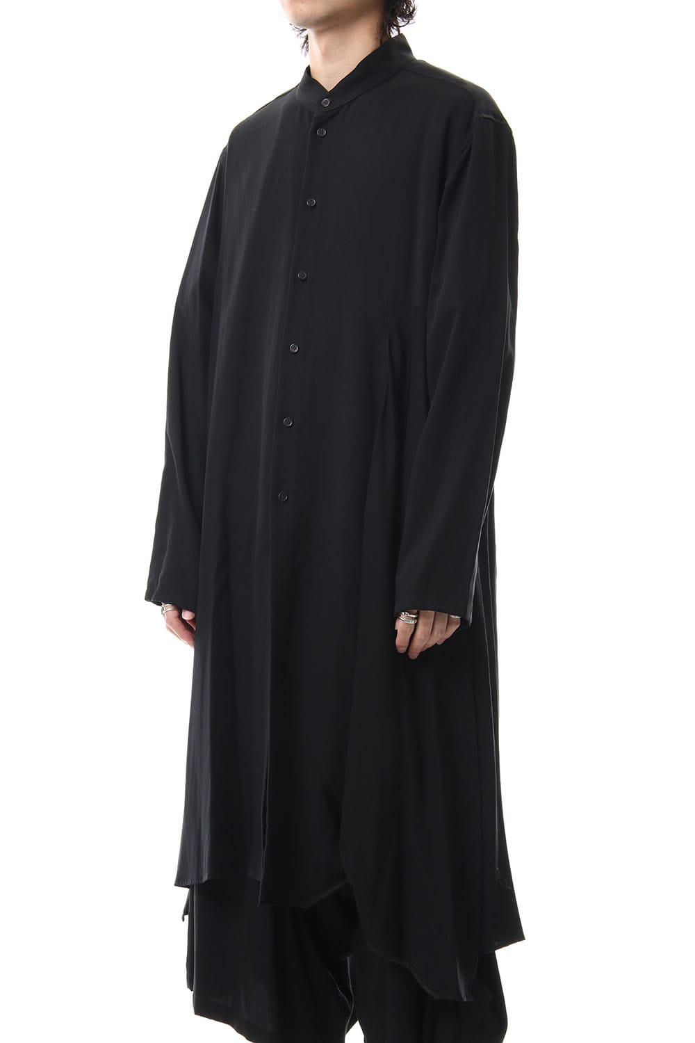 Front left twist Long shirt