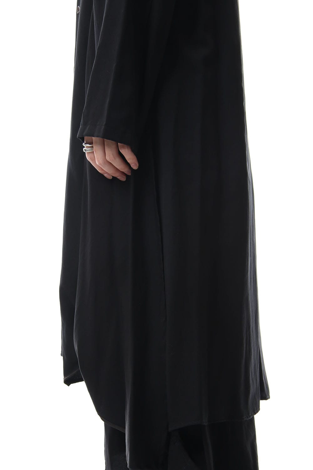 Front left twist Long shirt