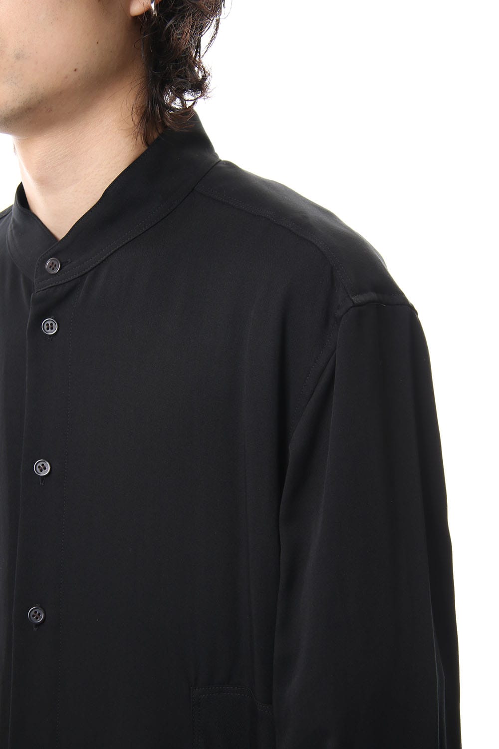 Front left twist Long shirt