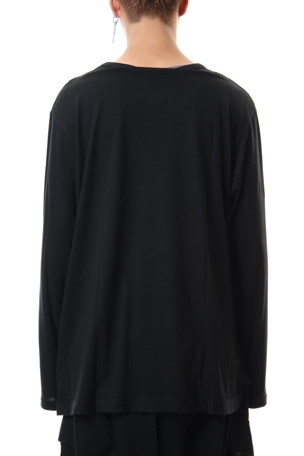 Front turn back Long sleeve cut & sew