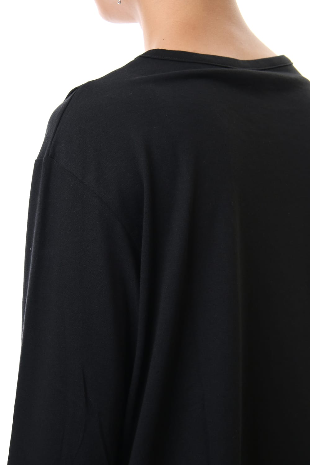 Front turn back Long sleeve cut & sew