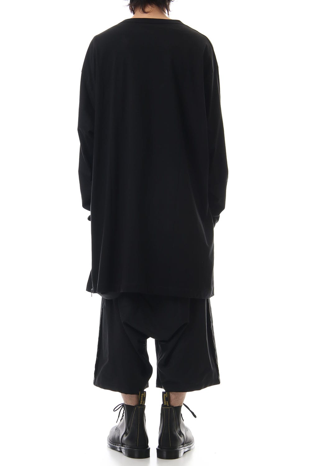 Diagonal fastener Cut & sew Black