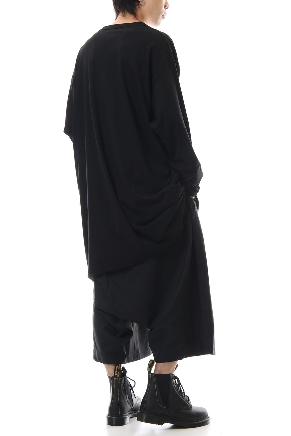 Diagonal fastener Cut & sew Black