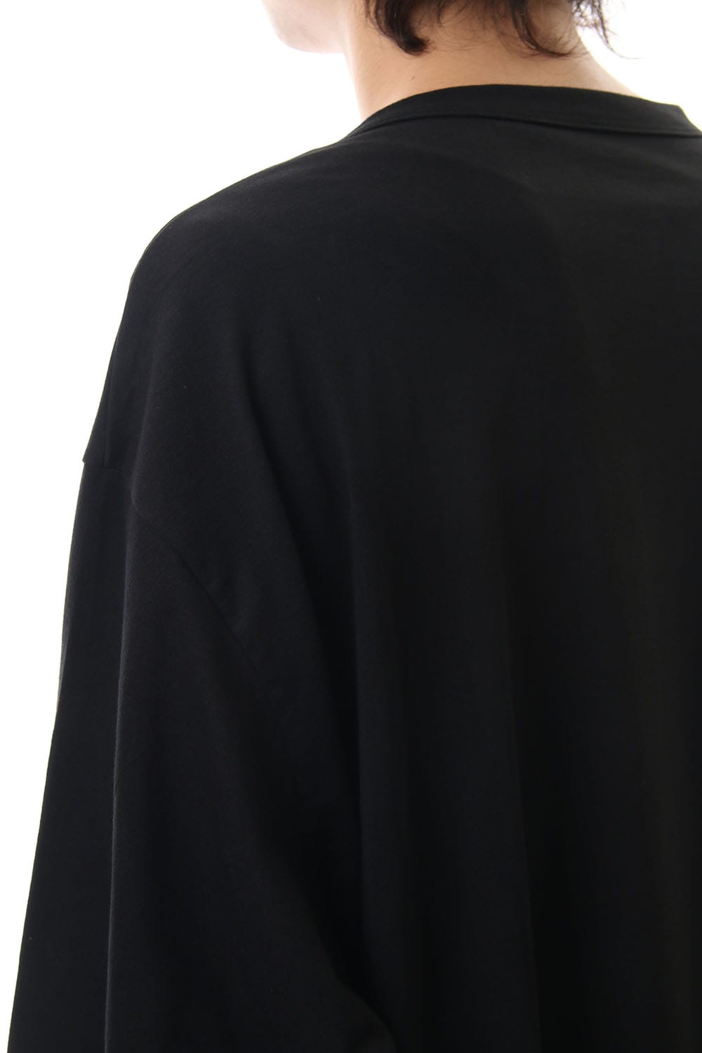 Diagonal fastener Cut & sew Black