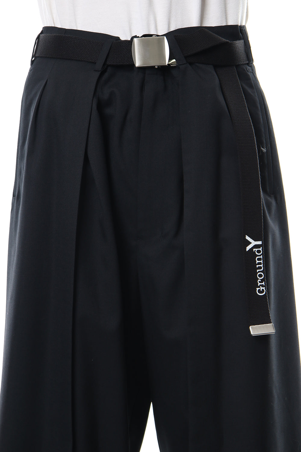 ロゴ ベルト Black