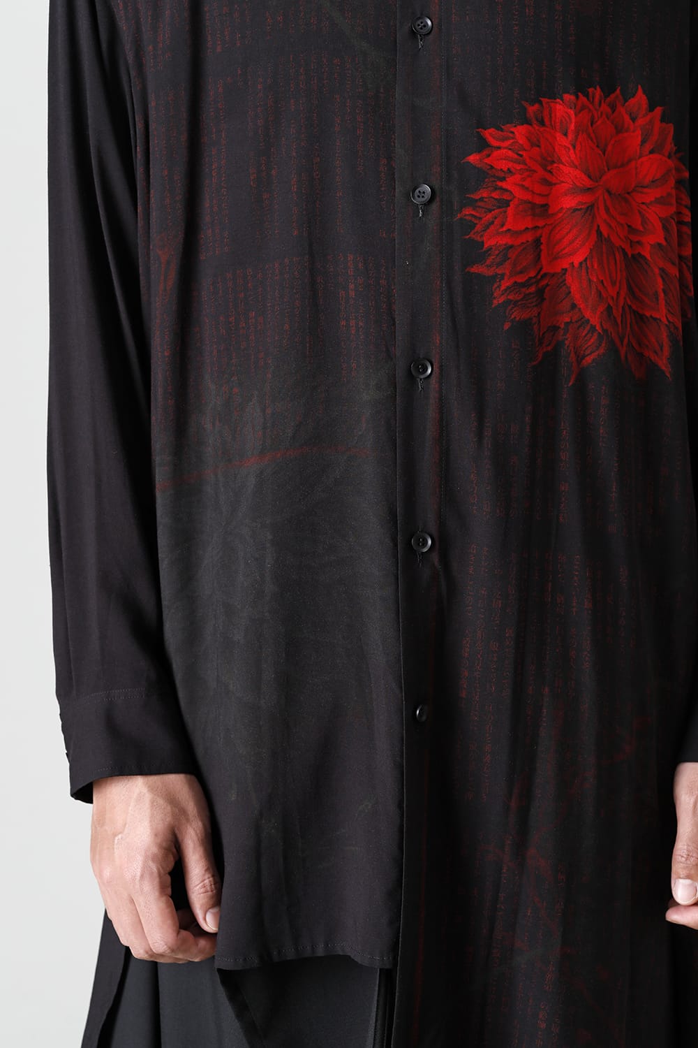 Asymmetry drape shirt <Ryunosuke Akutagawa>