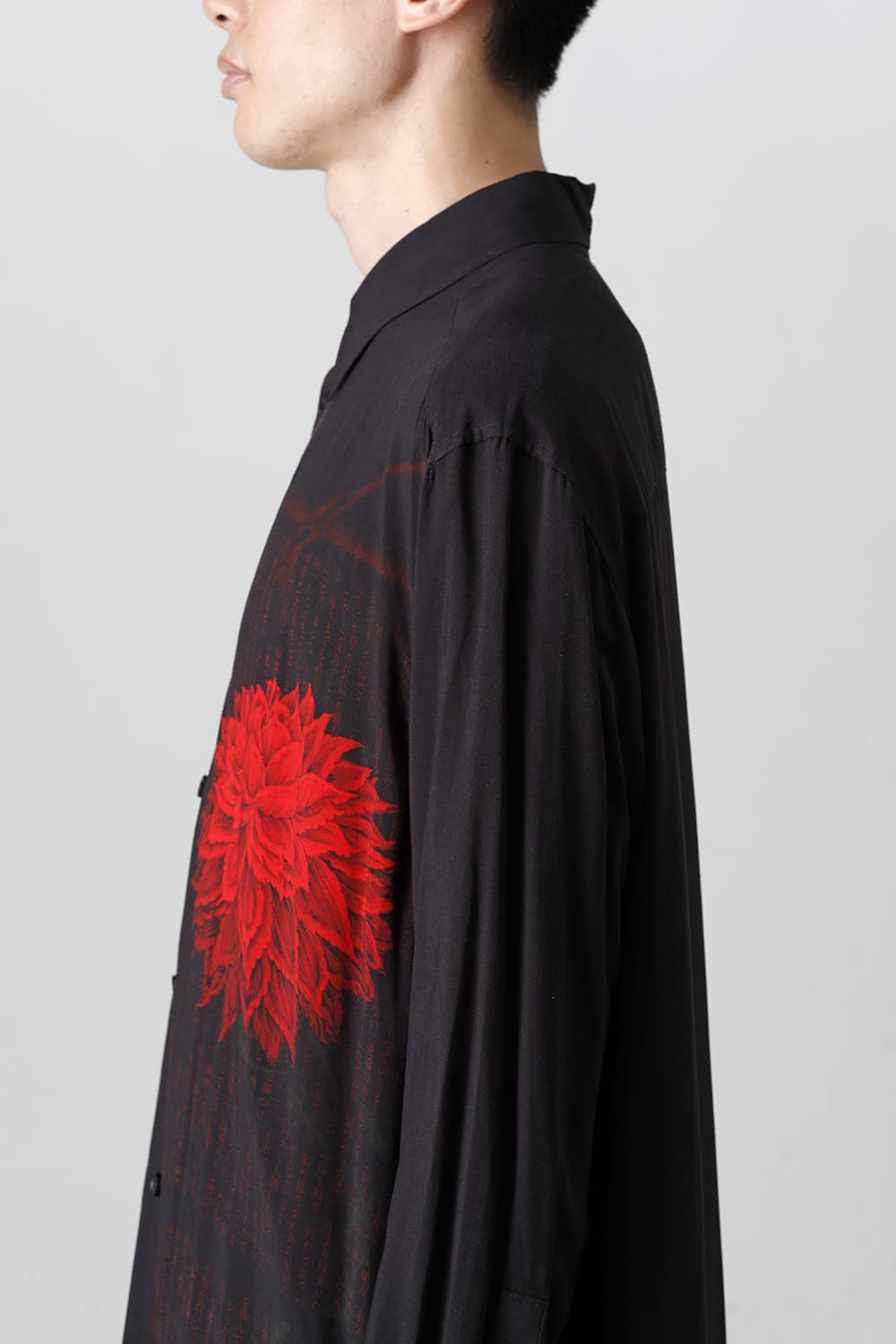 Asymmetry drape shirt <Ryunosuke Akutagawa>