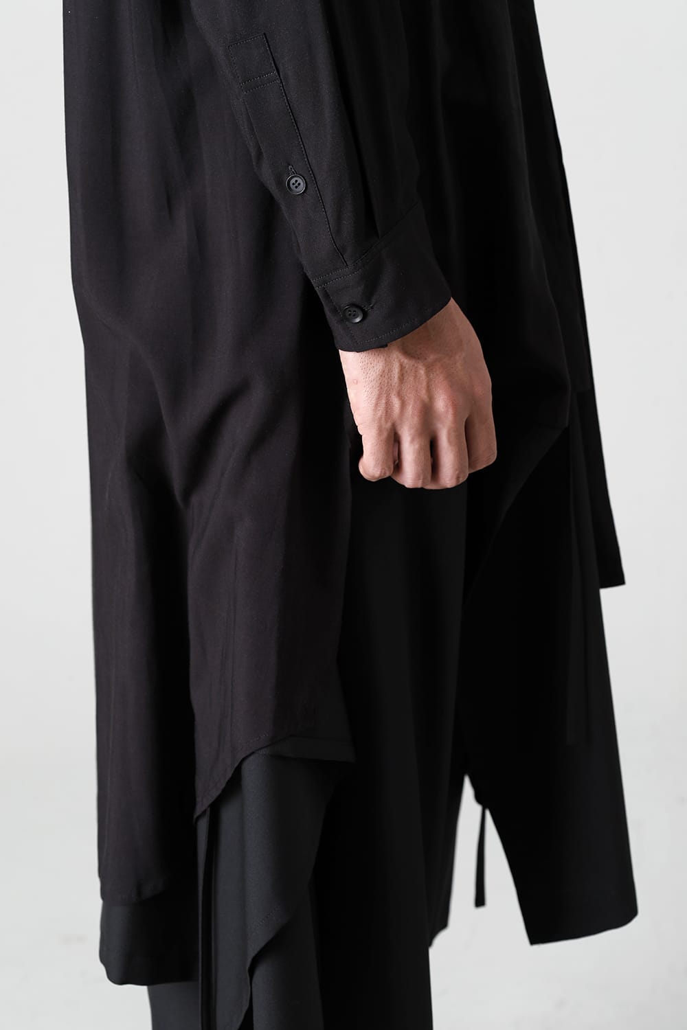 Asymmetry drape shirt <Ryunosuke Akutagawa>