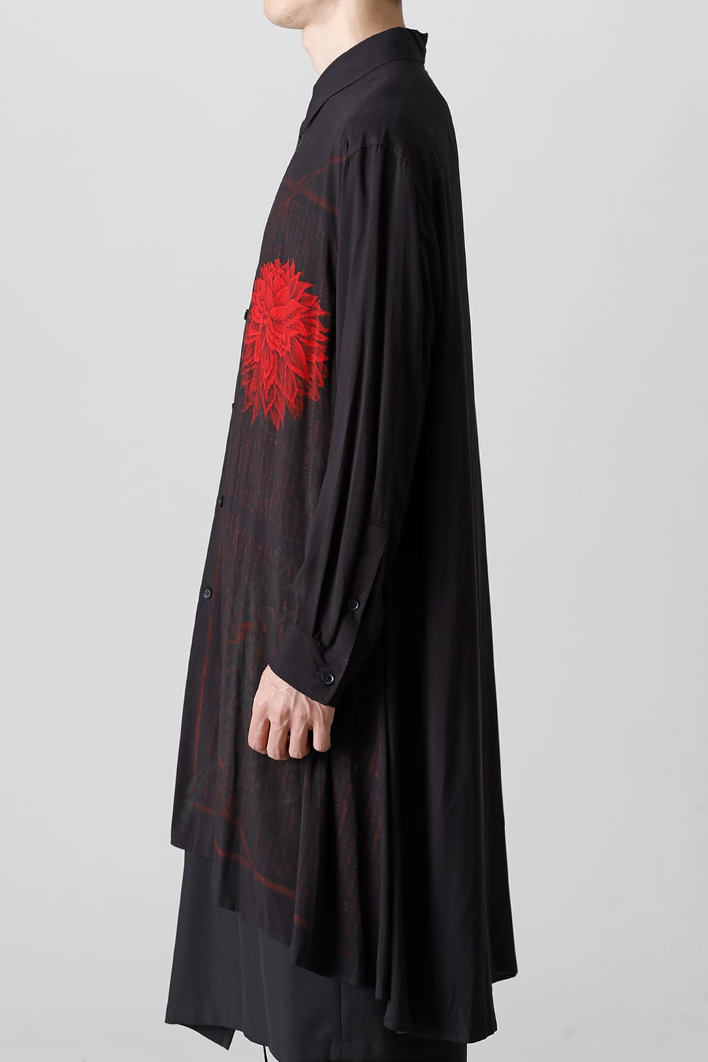 Asymmetry drape shirt <Ryunosuke Akutagawa>