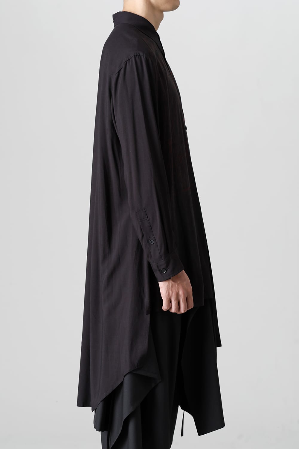 Asymmetry drape shirt <Ryunosuke Akutagawa>