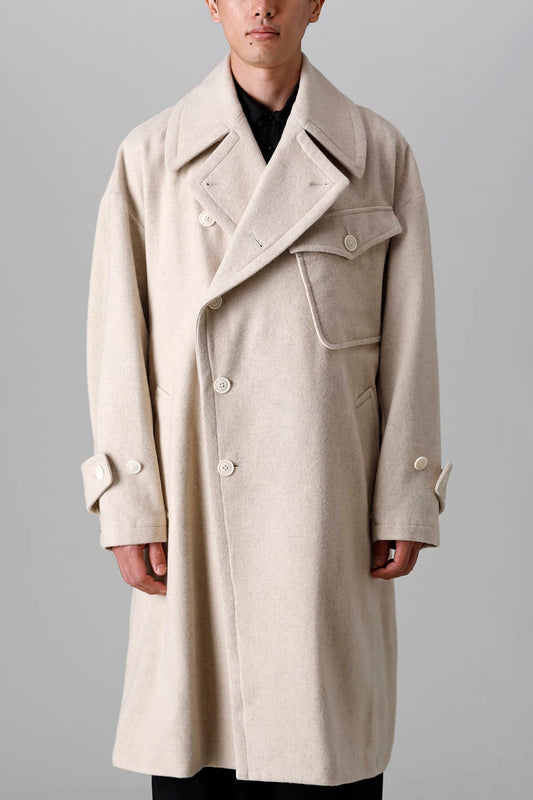 Mortorcycle big coat（Vintage flannel）