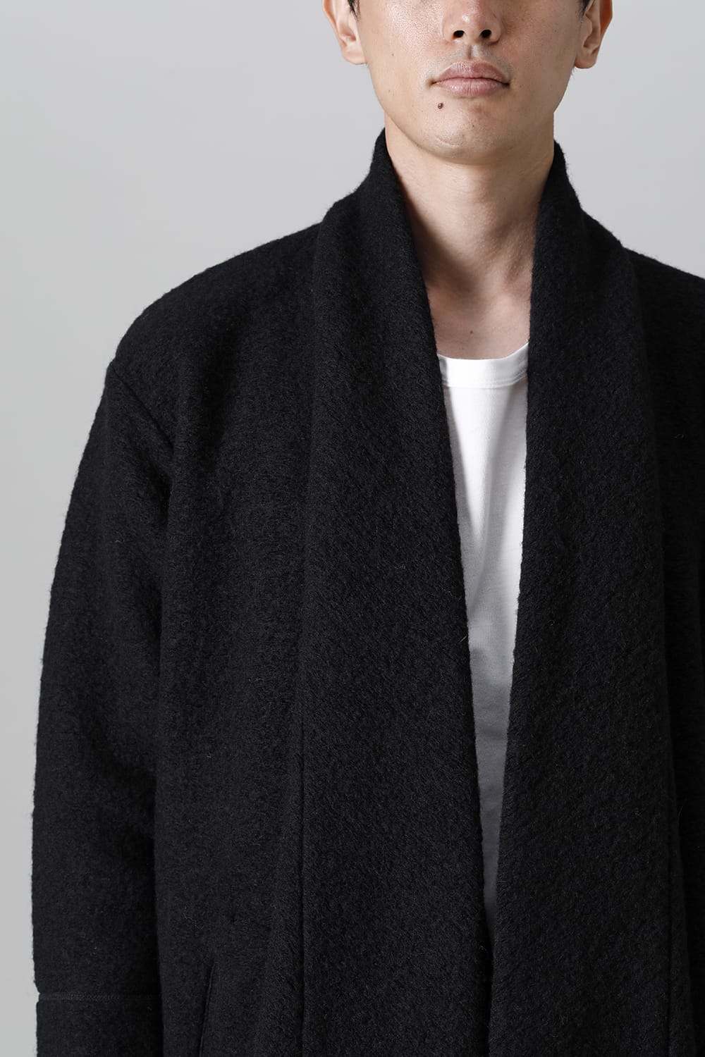 Front drape cardigan