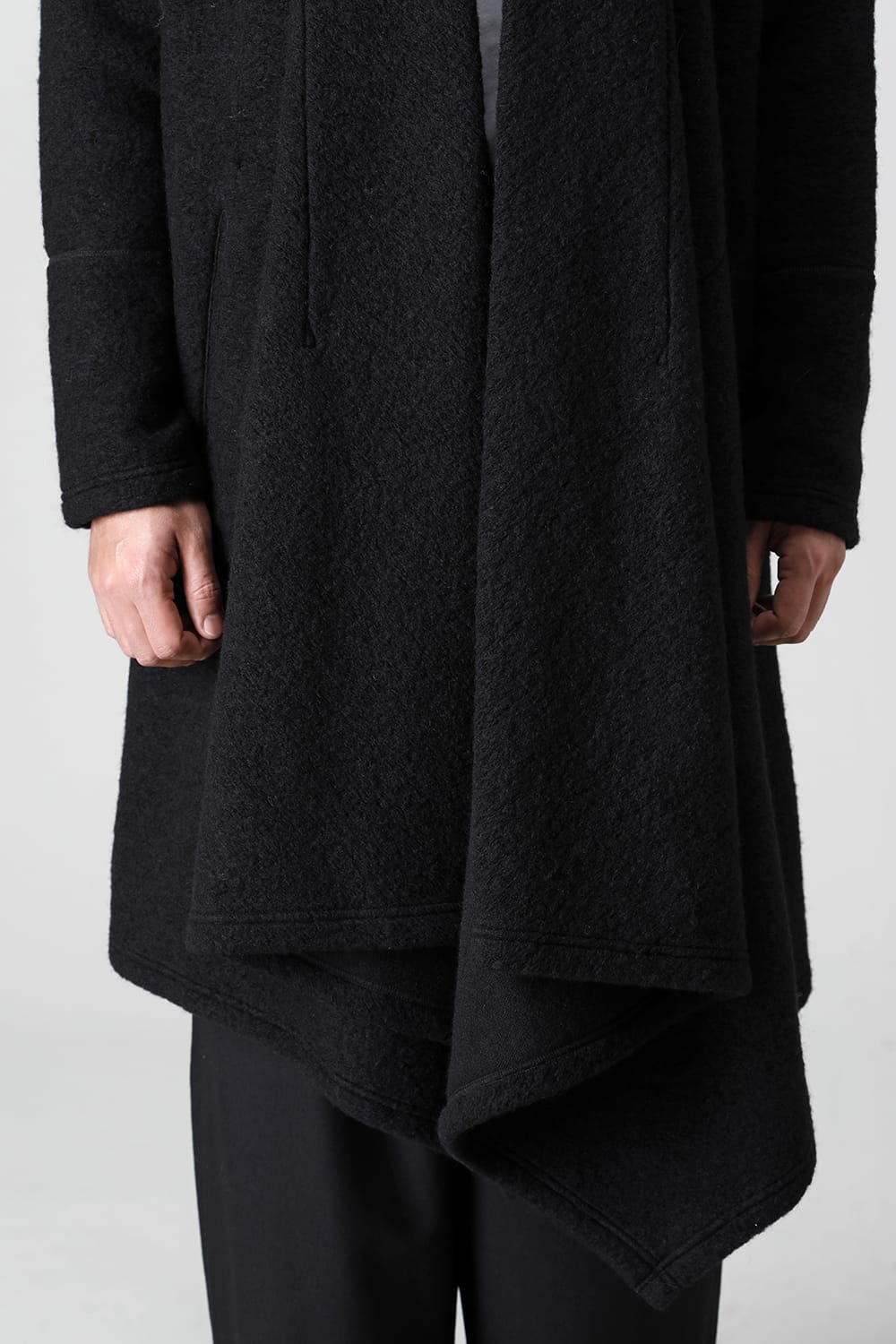 Front drape cardigan