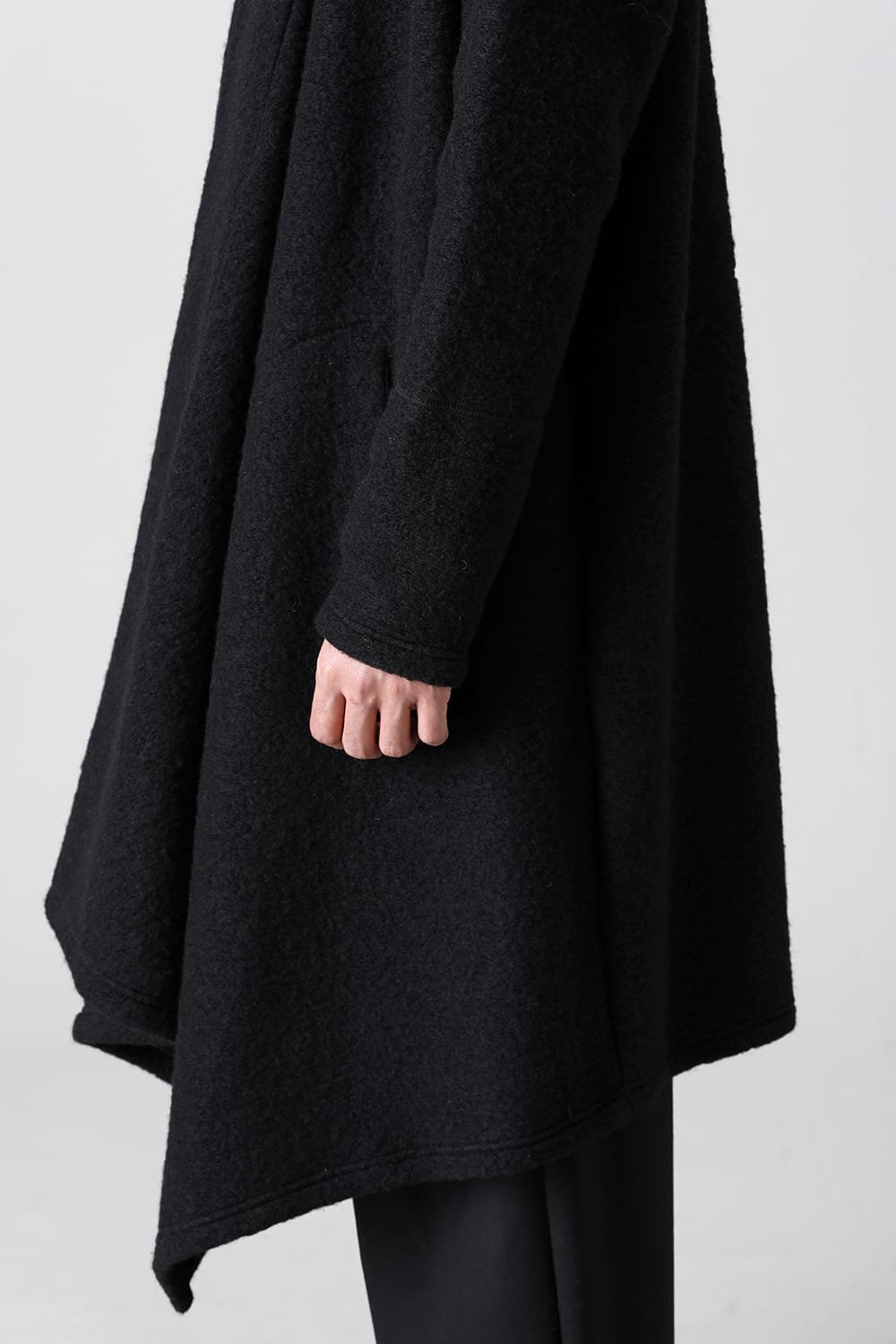 Front drape cardigan