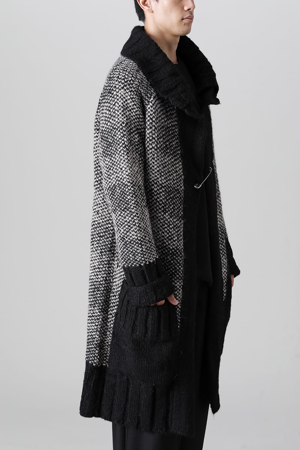 ロング ショール カーディガン Beige