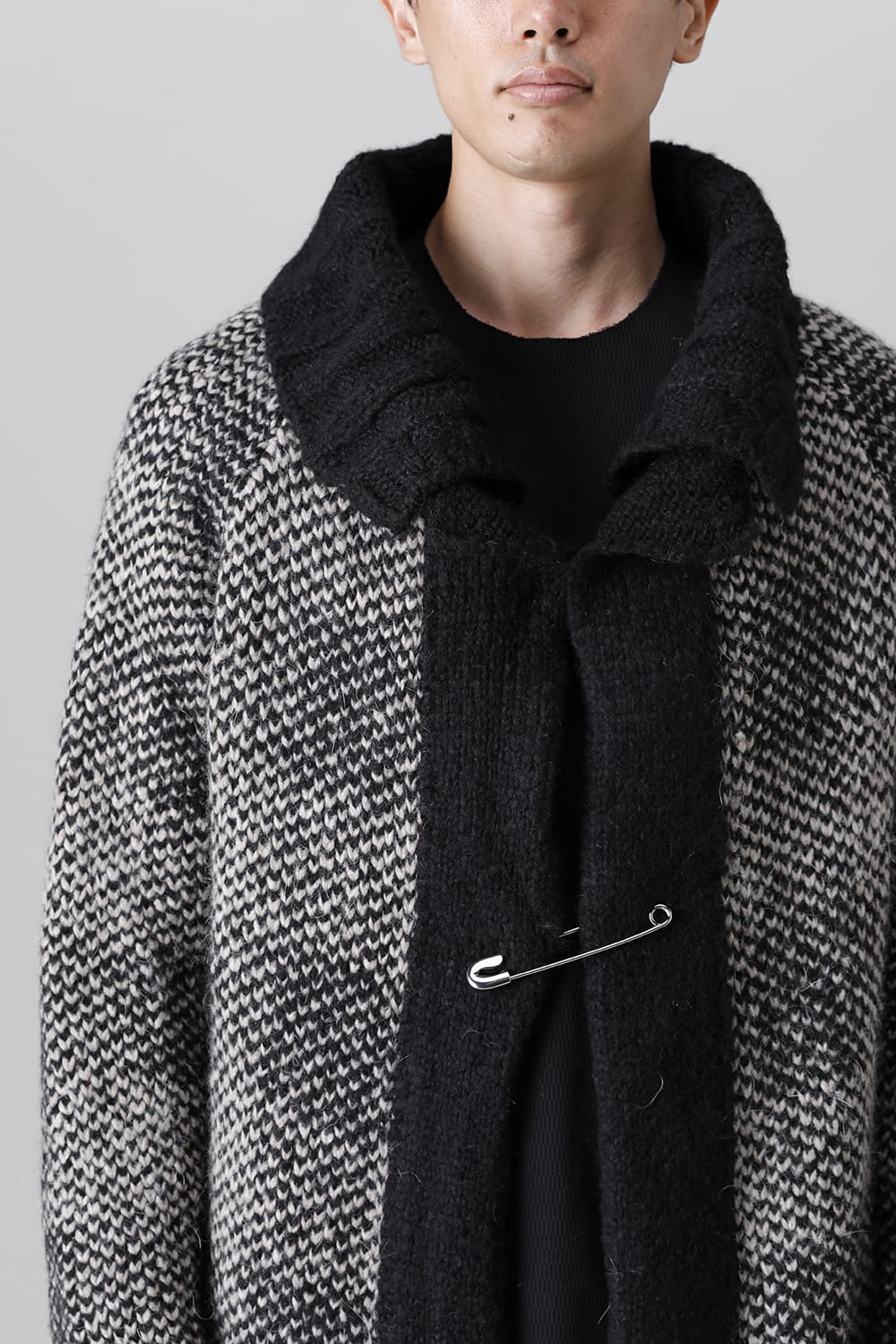 ロング ショール カーディガン Beige