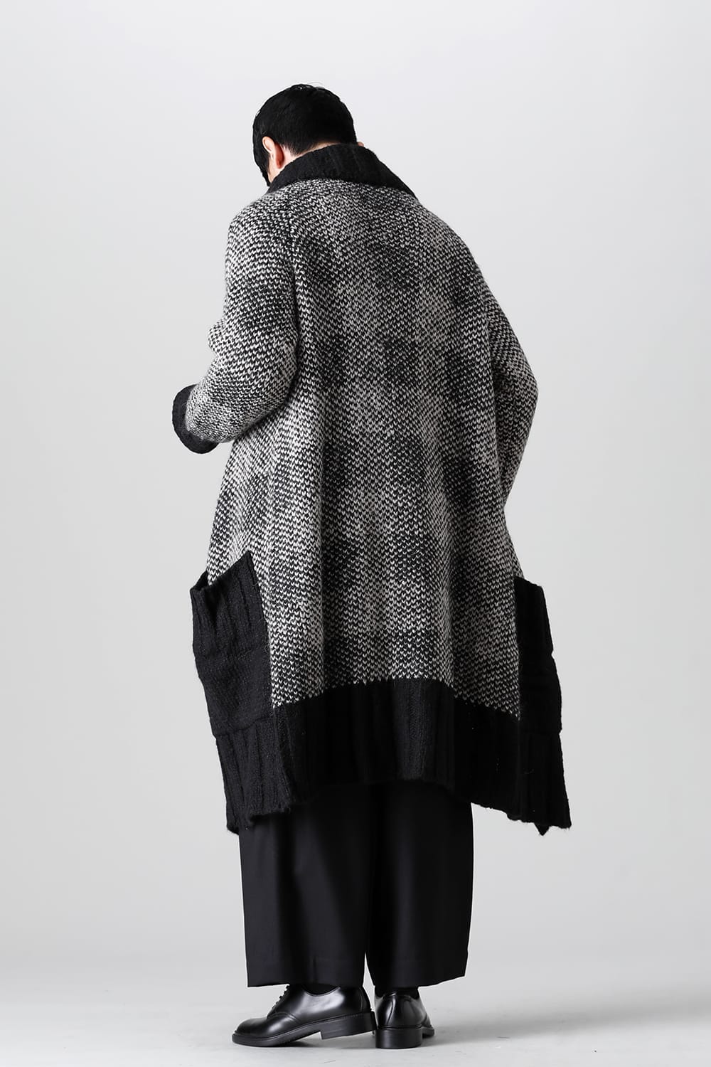 ロング ショール カーディガン Beige