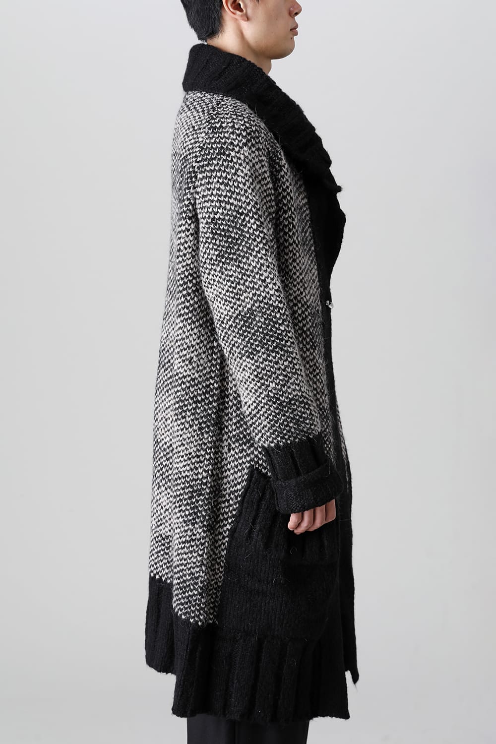 ロング ショール カーディガン Beige