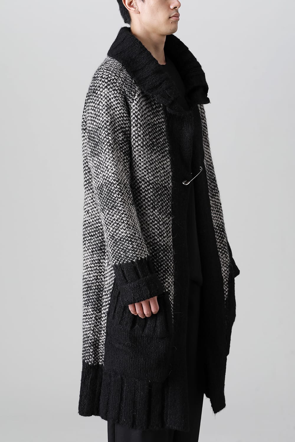 ロング ショール カーディガン Beige