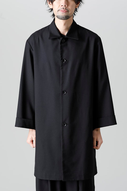 Three-quarter Sleeve Big Shirt Jacket