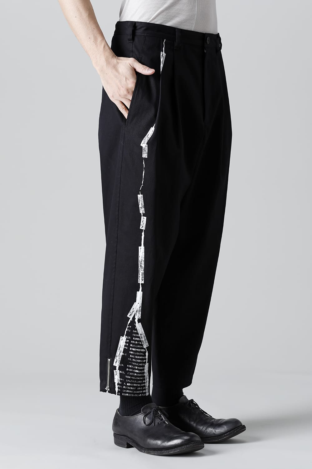 Hem Zipper Pants <Motojiro Kajii>