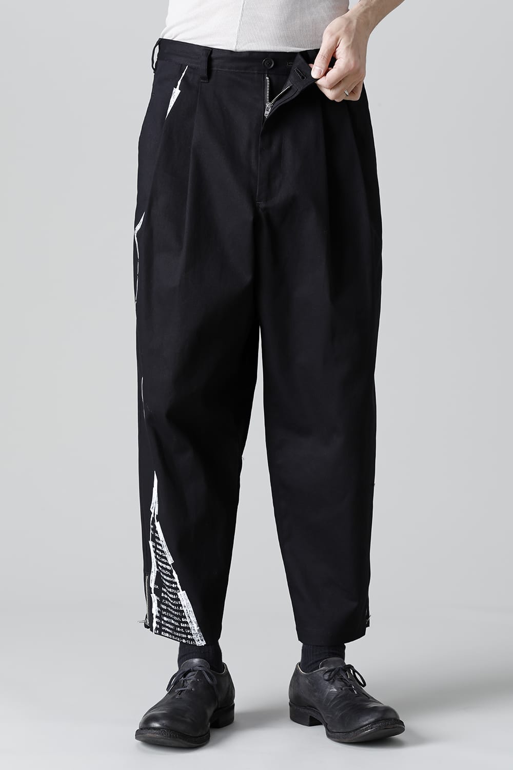 Hem Zipper Pants <Motojiro Kajii>