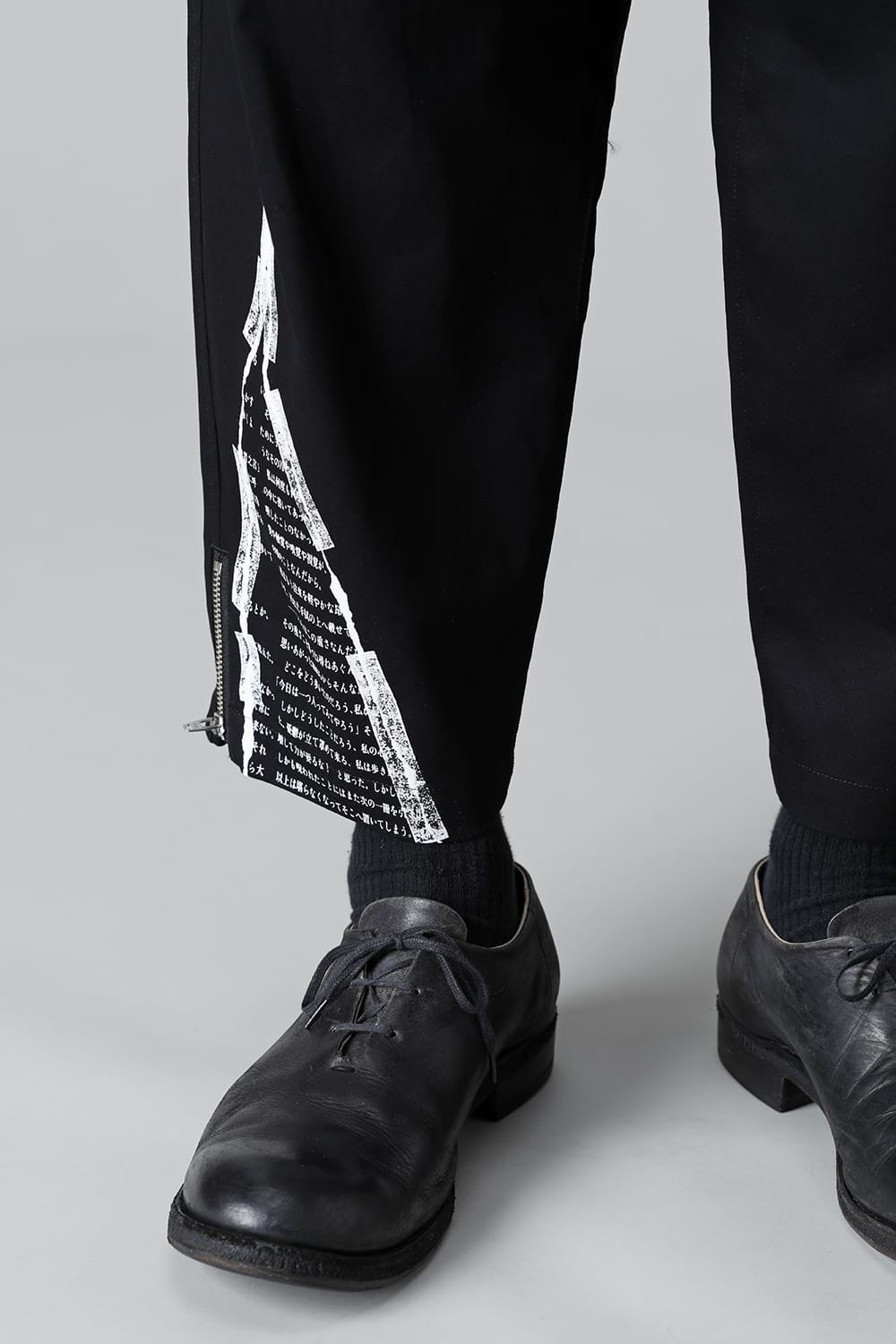Hem Zipper Pants <Motojiro Kajii>