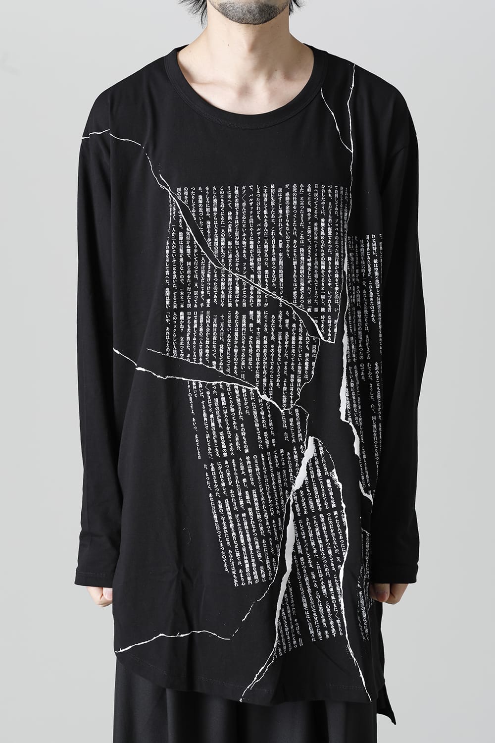 Round Jumbo Long Sleeves Tee <Ango Sakaguchi>