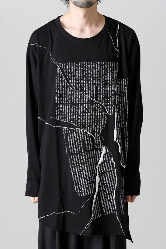 Round Jumbo Long Sleeves Tee <Ango Sakaguchi>