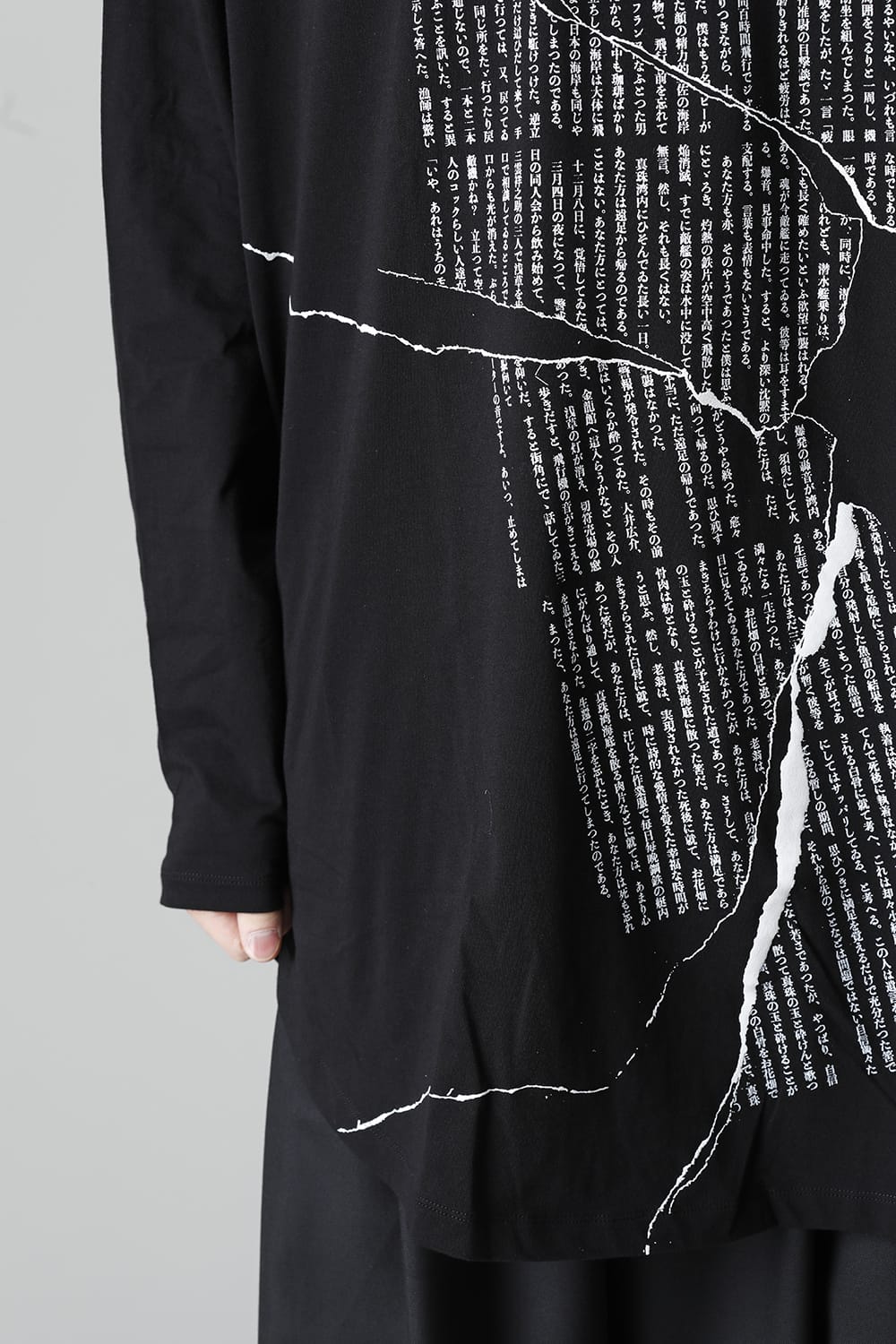 Round Jumbo Long Sleeves Tee <Ango Sakaguchi>