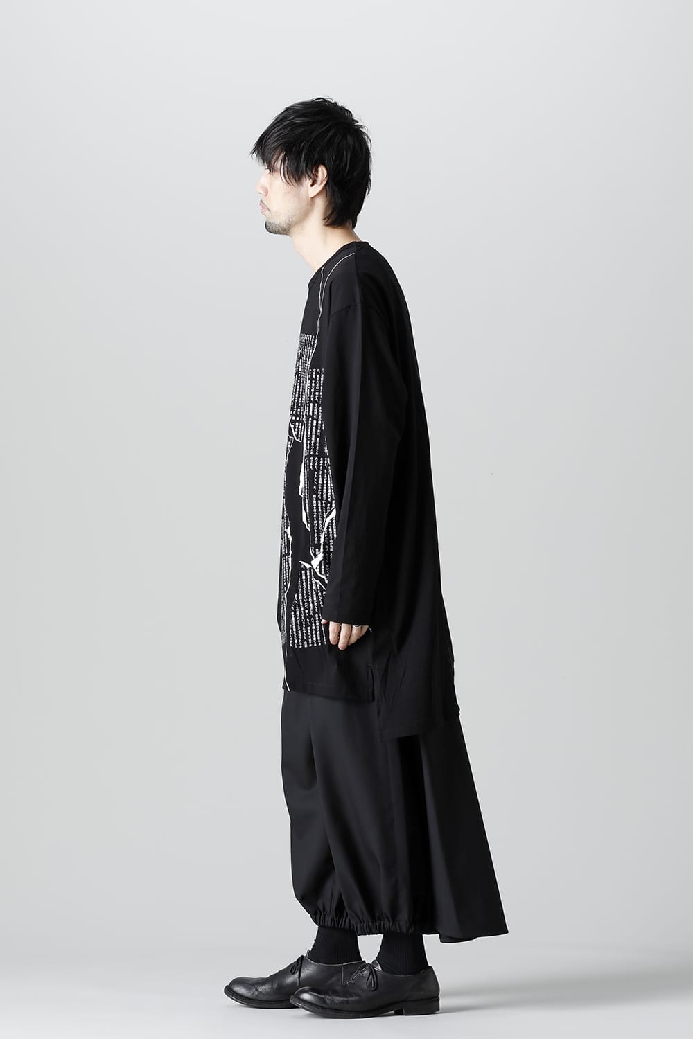 Round Jumbo Long Sleeves Tee <Ango Sakaguchi>