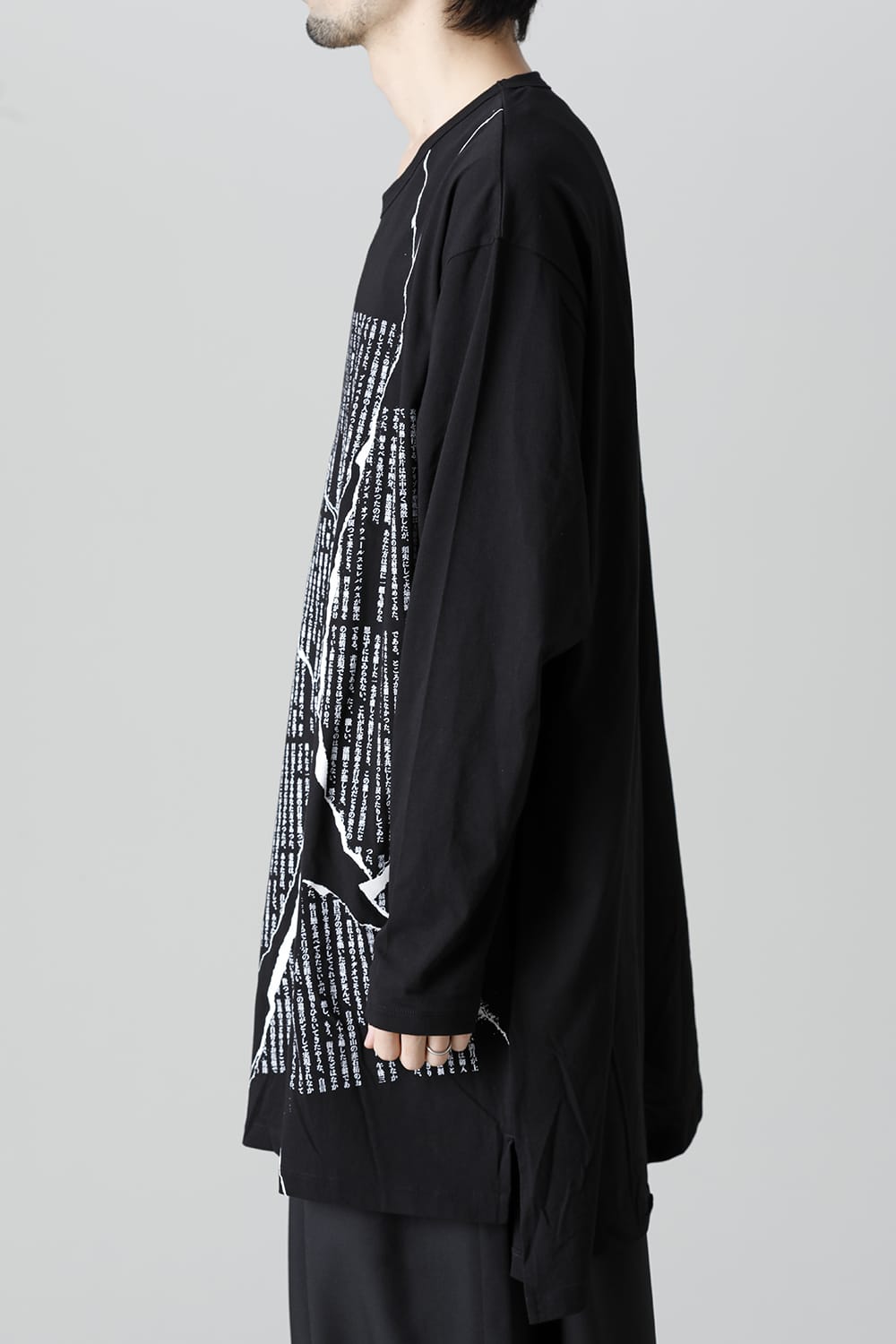 Round Jumbo Long Sleeves Tee <Ango Sakaguchi>