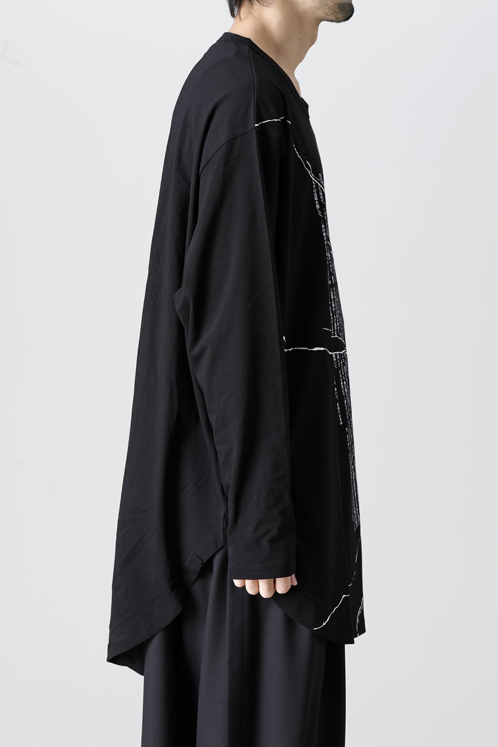 Round Jumbo Long Sleeves Tee <Ango Sakaguchi>