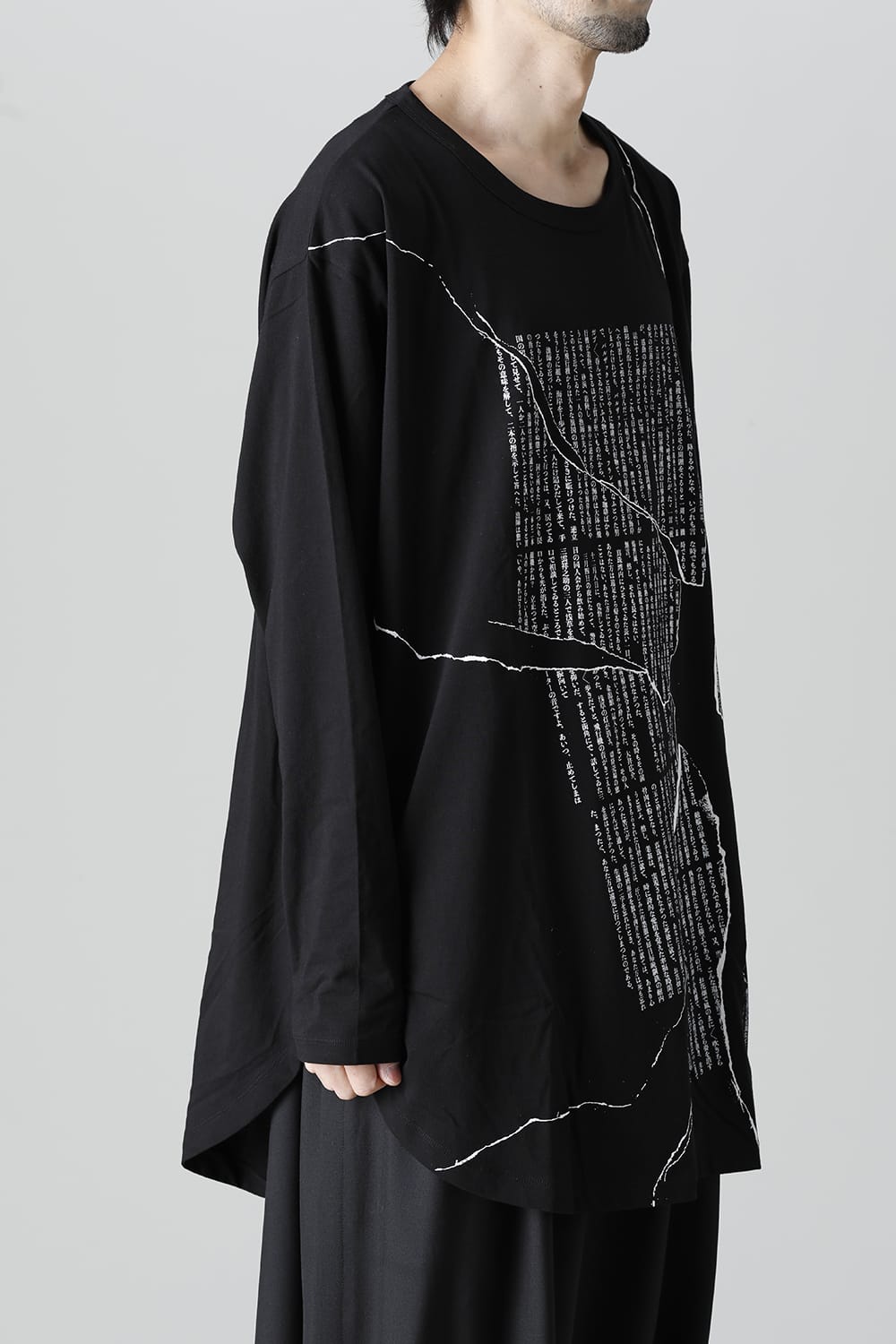 Round Jumbo Long Sleeves Tee <Ango Sakaguchi>