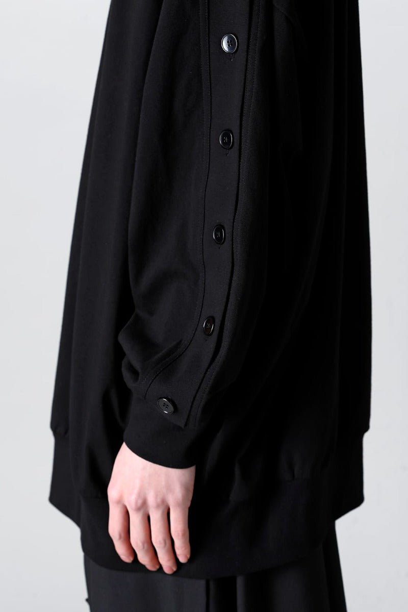 左肩開き バルーンTシャツ