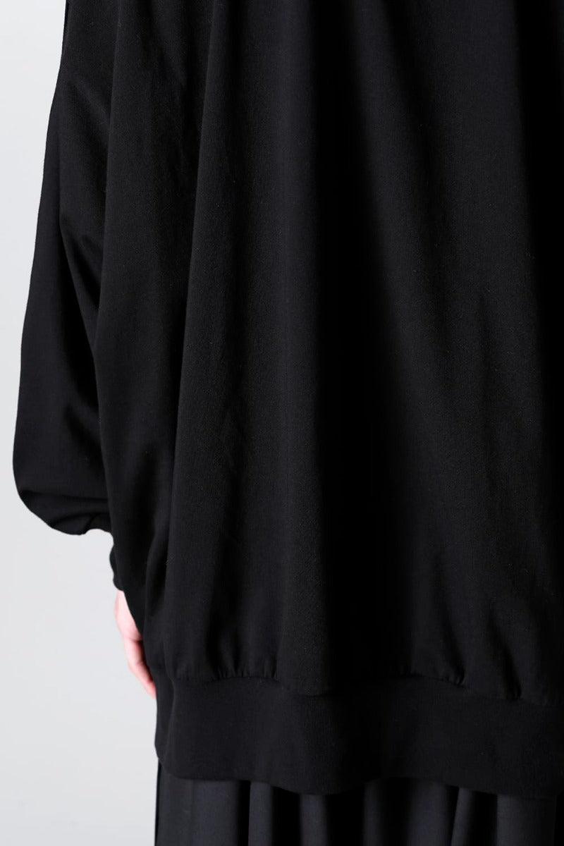 左肩開き バルーンTシャツ