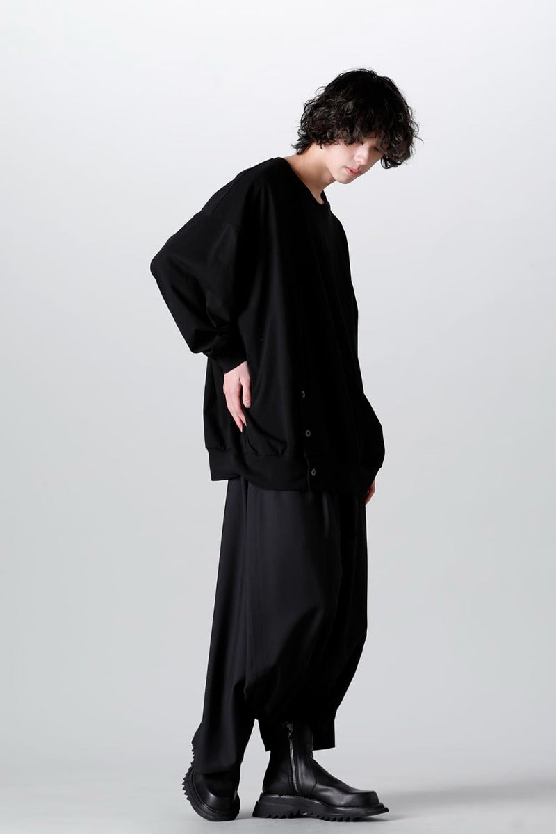 左肩開き バルーンTシャツ