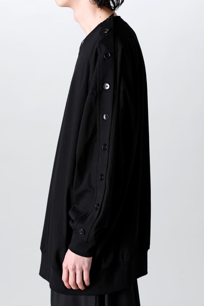 左肩開き バルーンTシャツ