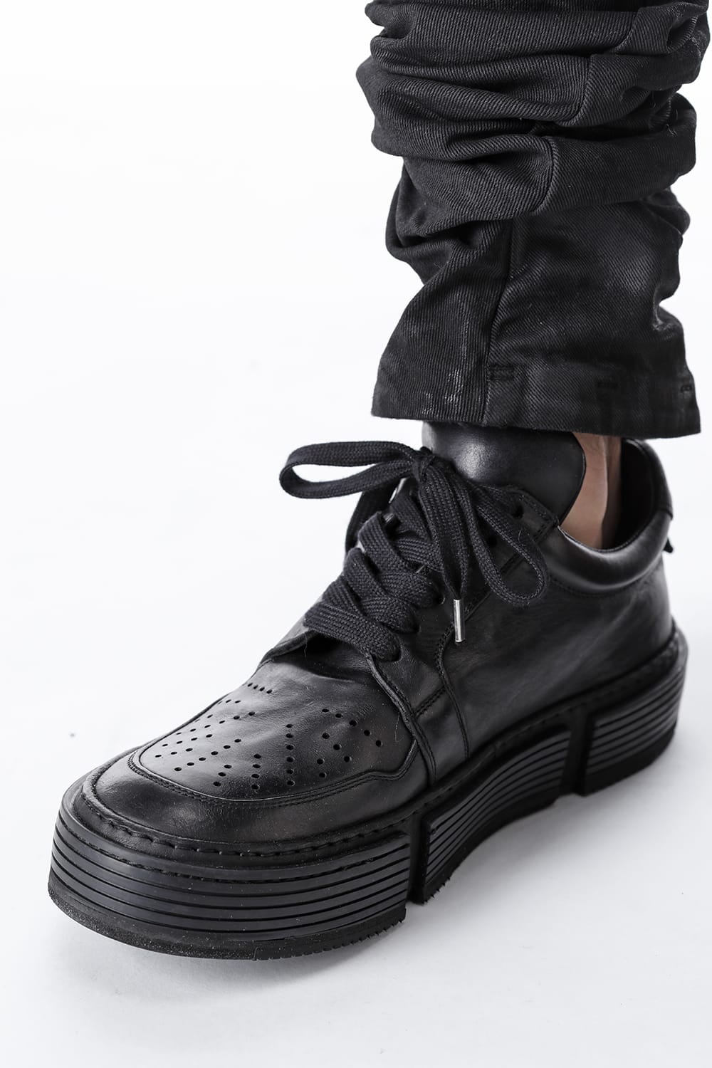 Laced Up Boots - Horse Full Grain Leather - GJ02