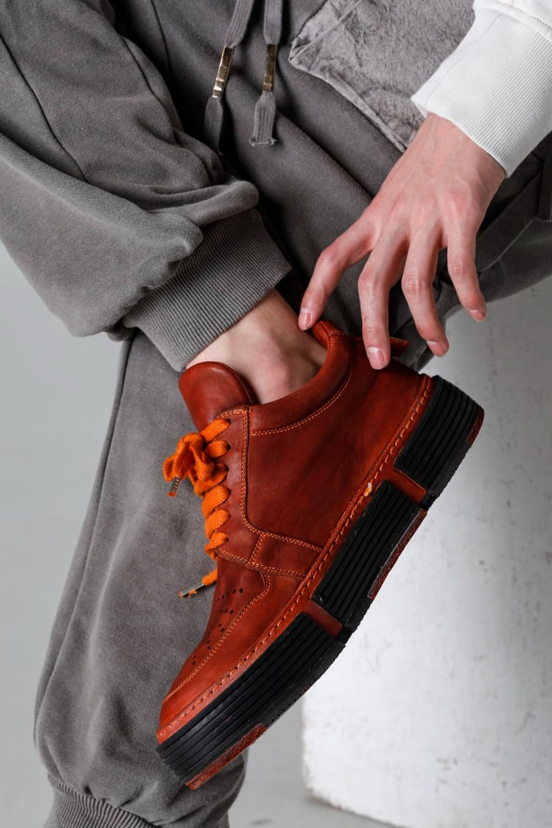 Laced Up Boots - Horse Full Grain Leather - GJ02  CO98T