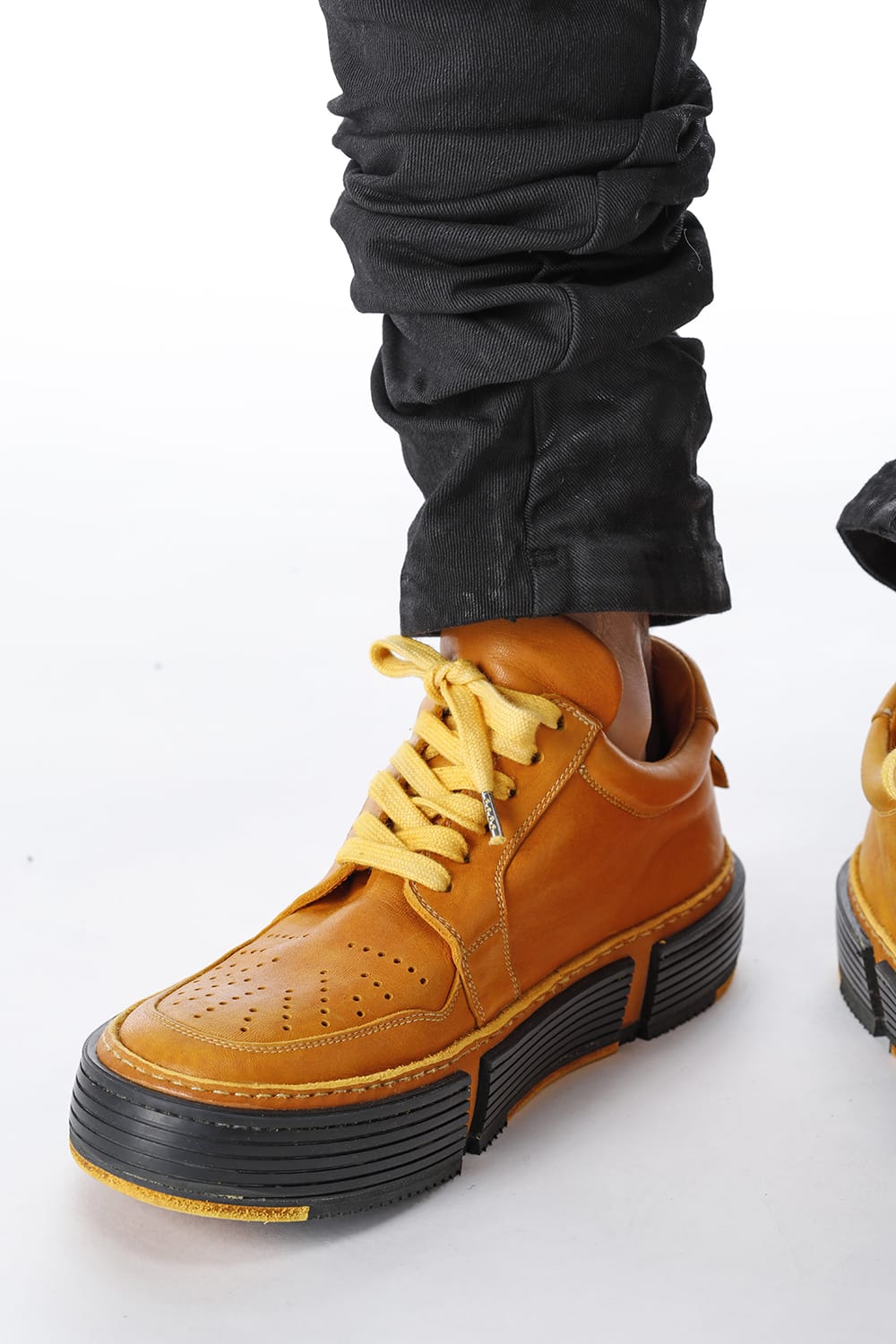 Laced Up Boots - Horse Full Grain Leather - GJ02 CV90T