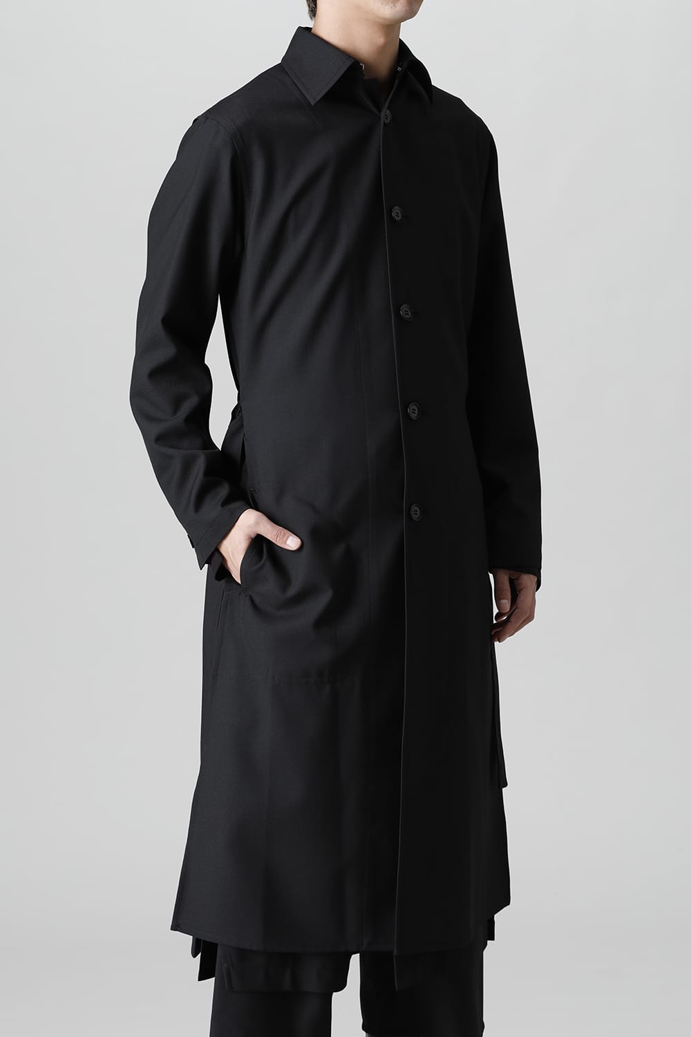 Back pleated Long shirt