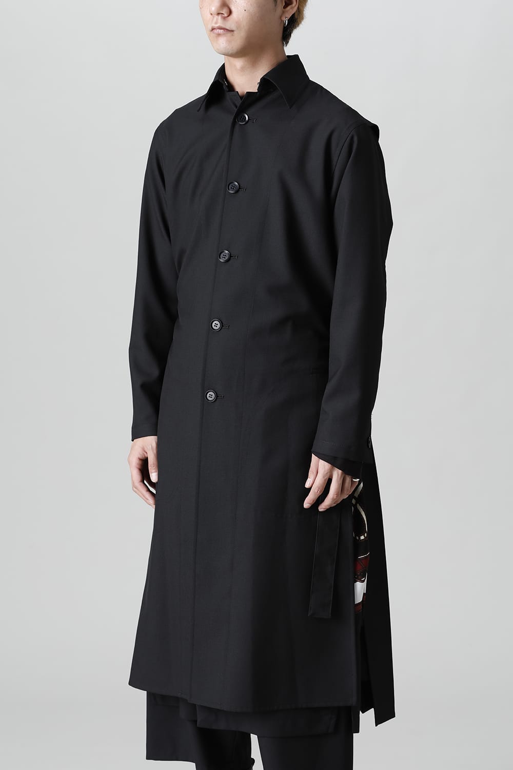 Back pleated Long shirt