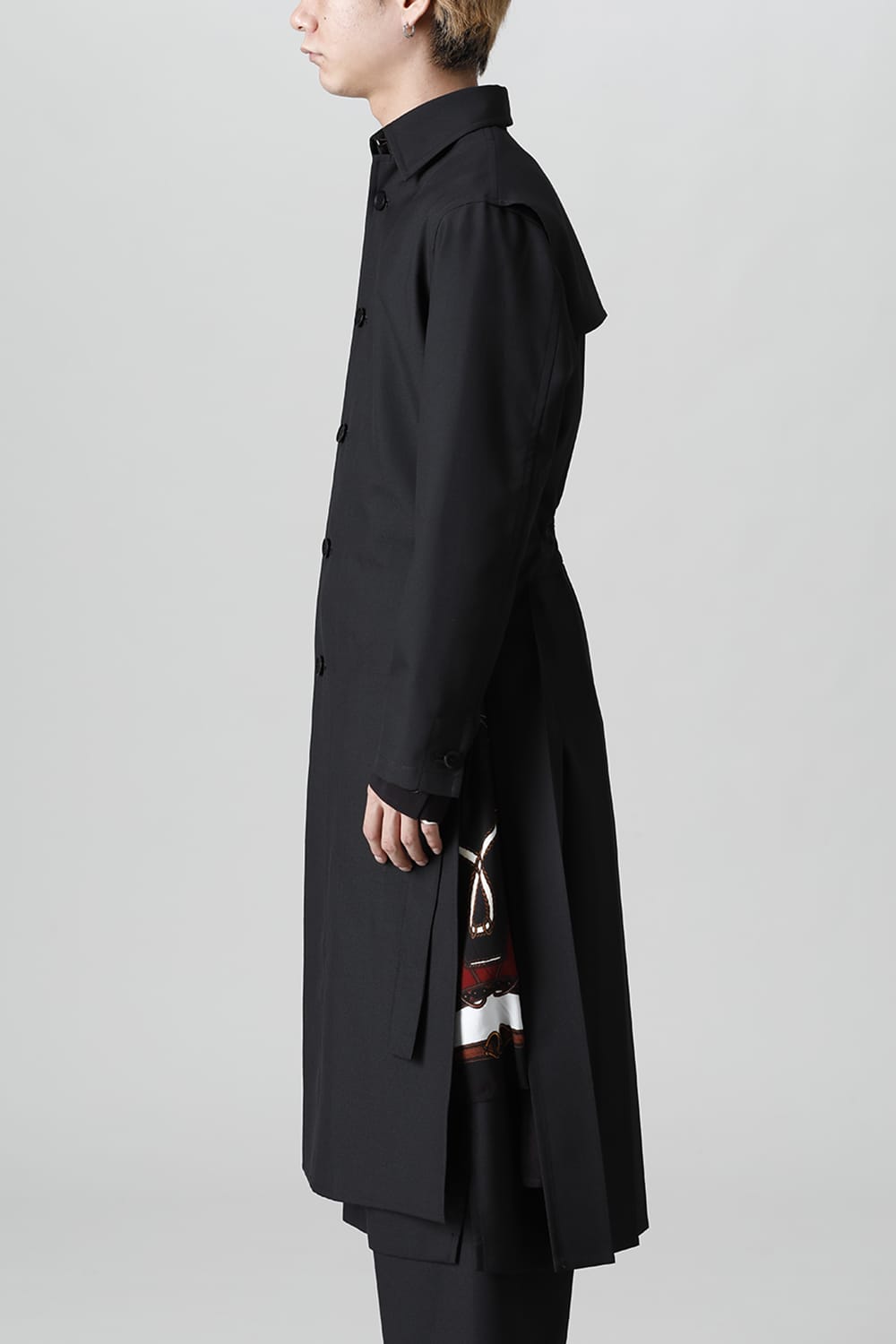 Back pleated Long shirt