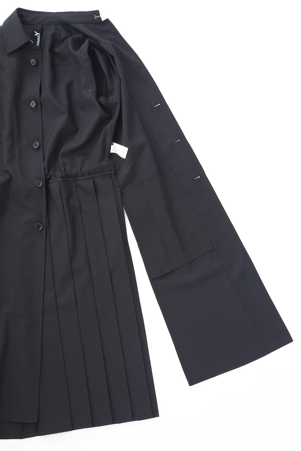 Back pleated Long shirt