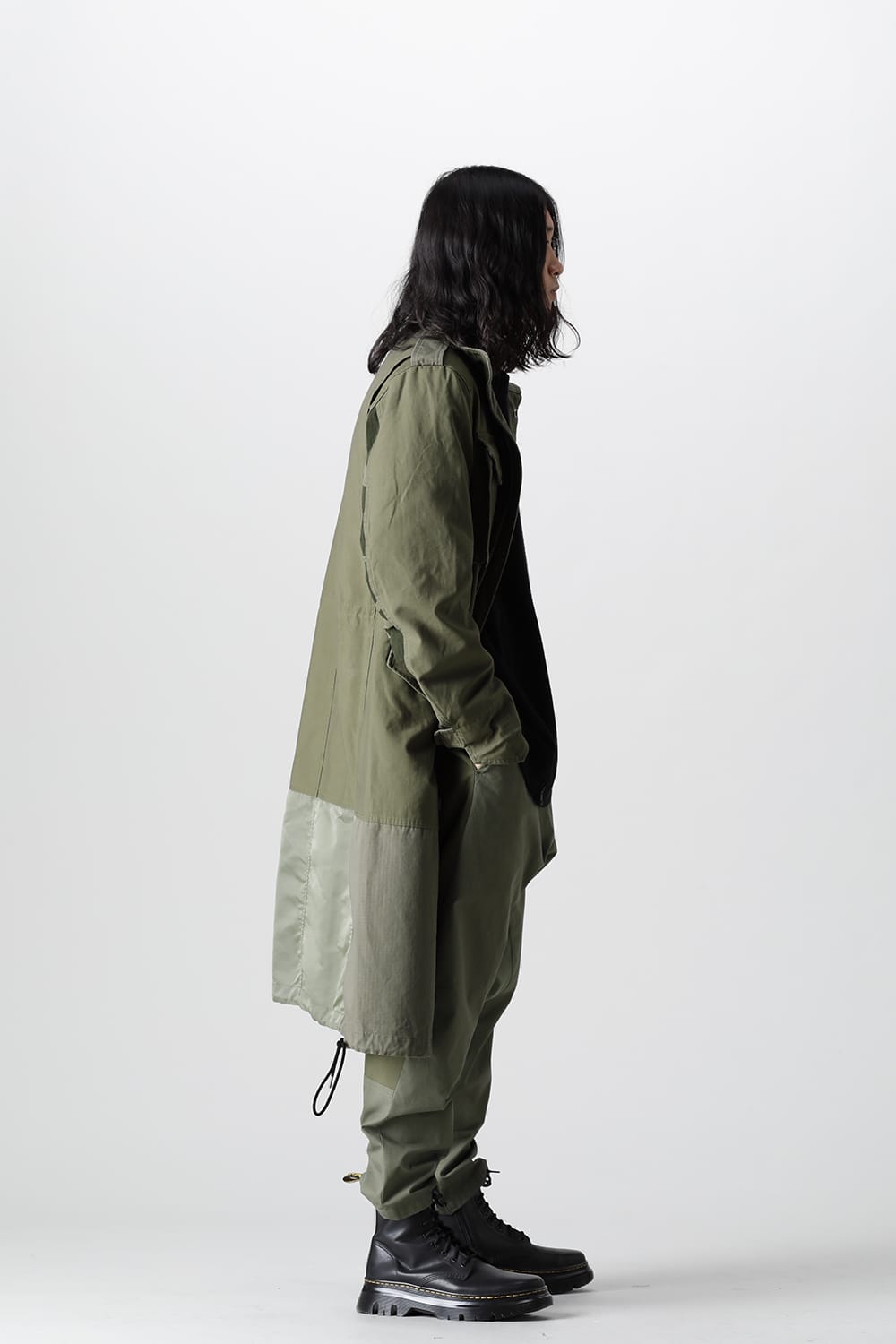 Military long coat