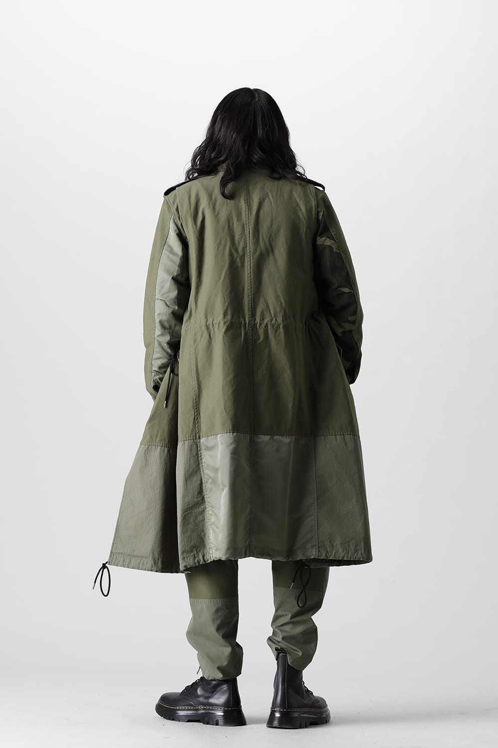 Military long coat