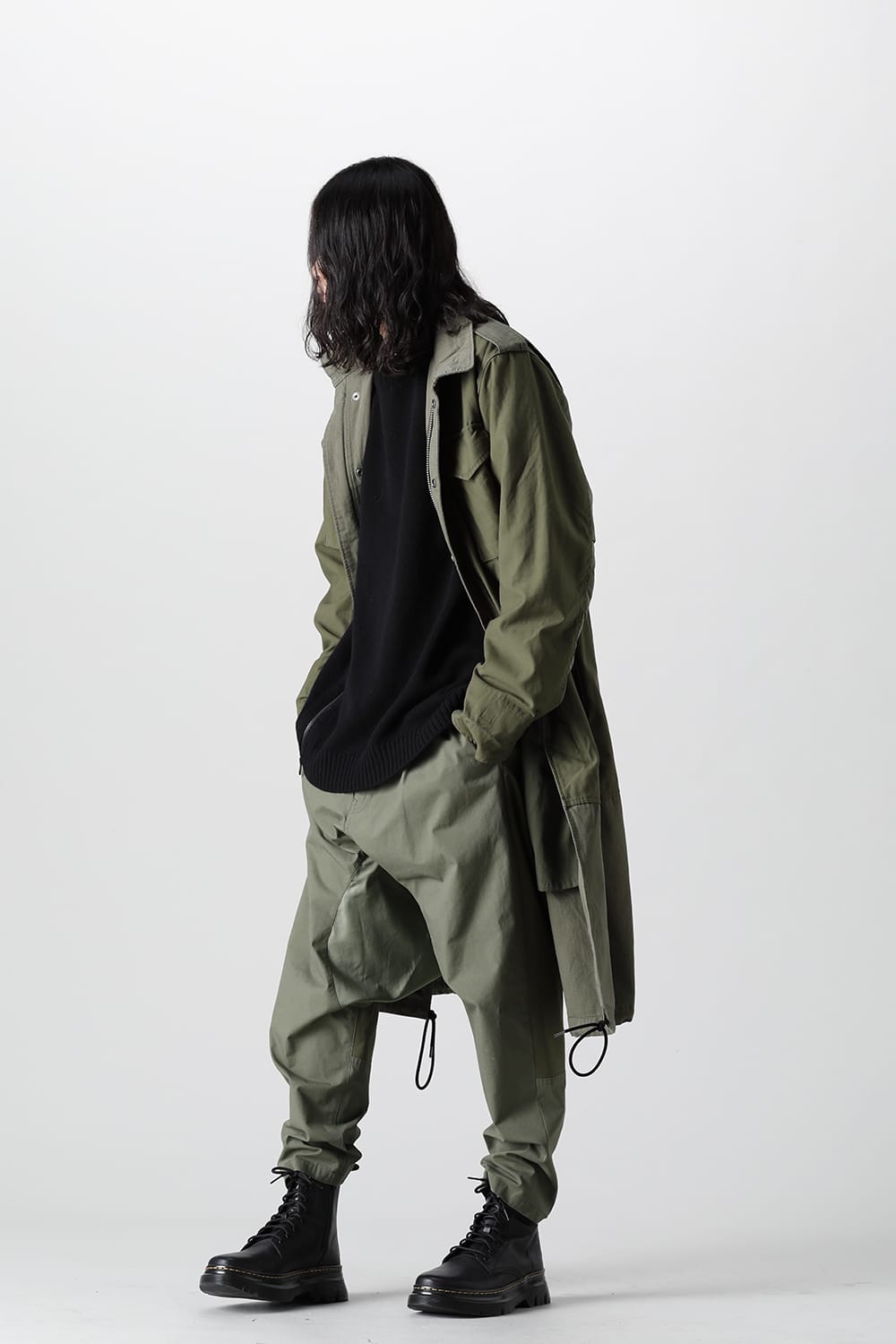 Military long coat