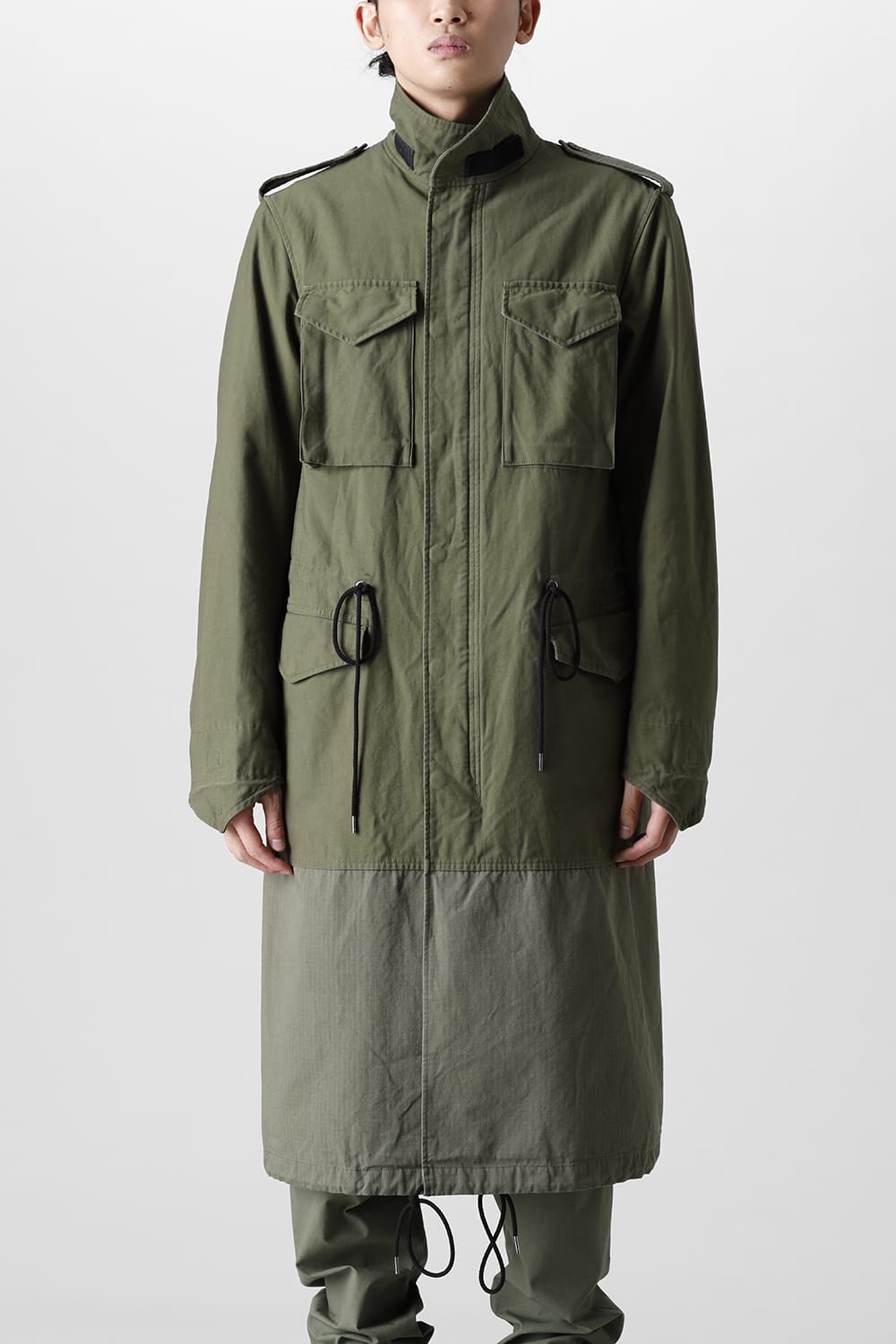Military long coat